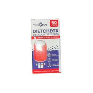 Dietcheck – 50 Diet Soda Test Strips to Detect Non-Diet Soft Drinks